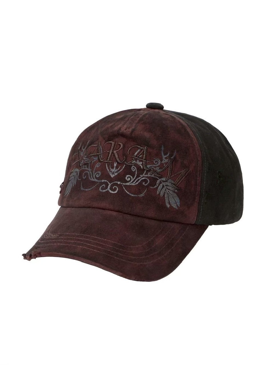 【AAKAM】VTG Washed Damage Ball Cap