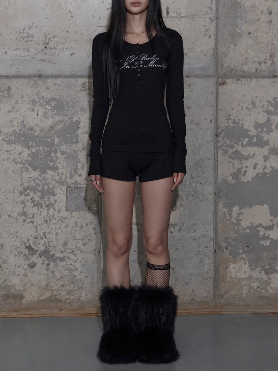【FANCY CLUB】BACK LETTERING MICRO SHORT PANTS / 【ファンシークラブ】バックレタリングマイクロショートパンツ