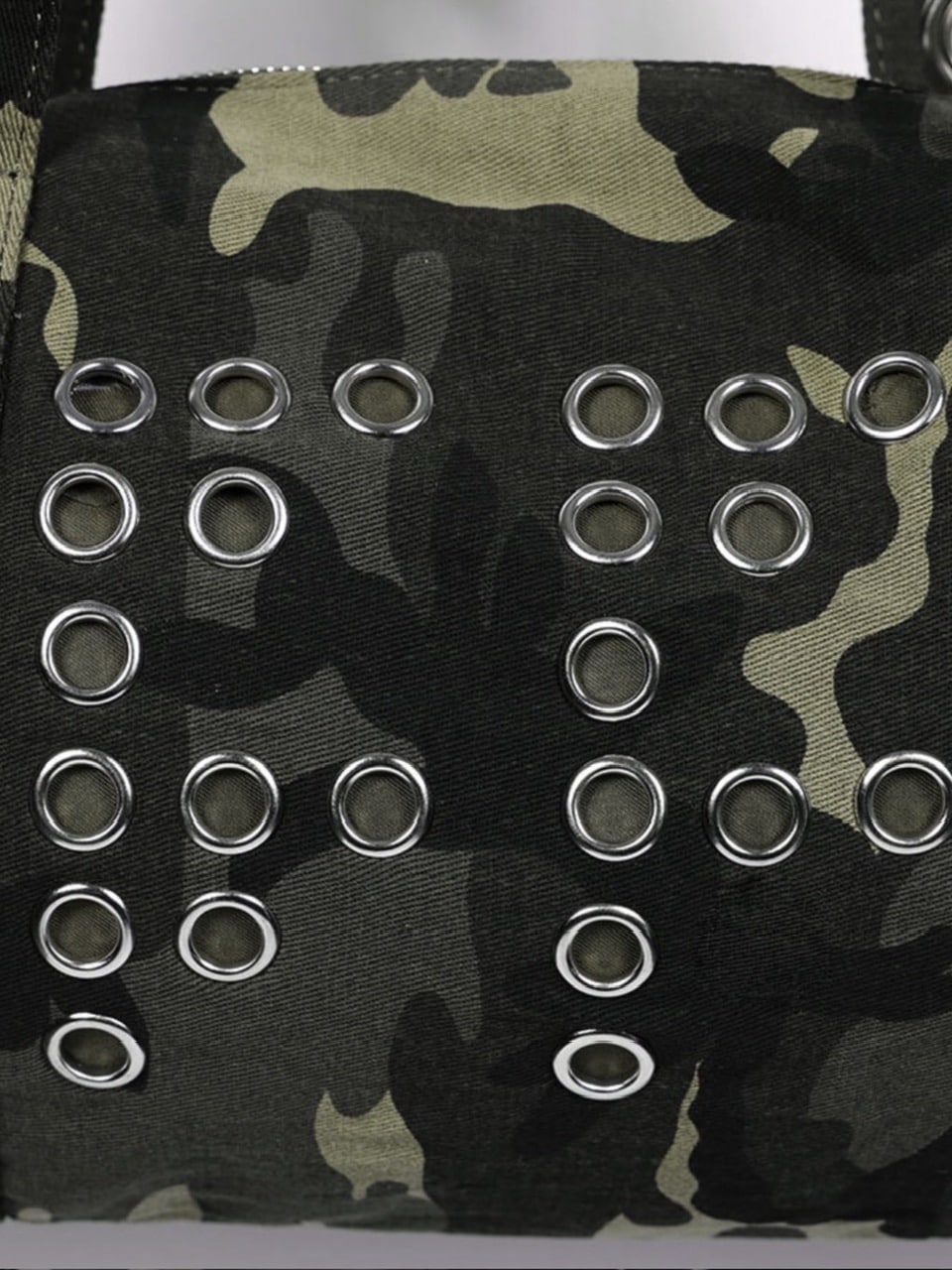 【FANCY CLUB】FFFF EYELET DUFFLE BAG / 【ファンシークラブ】ＦＦＦＦアイレットダッフルバッグ