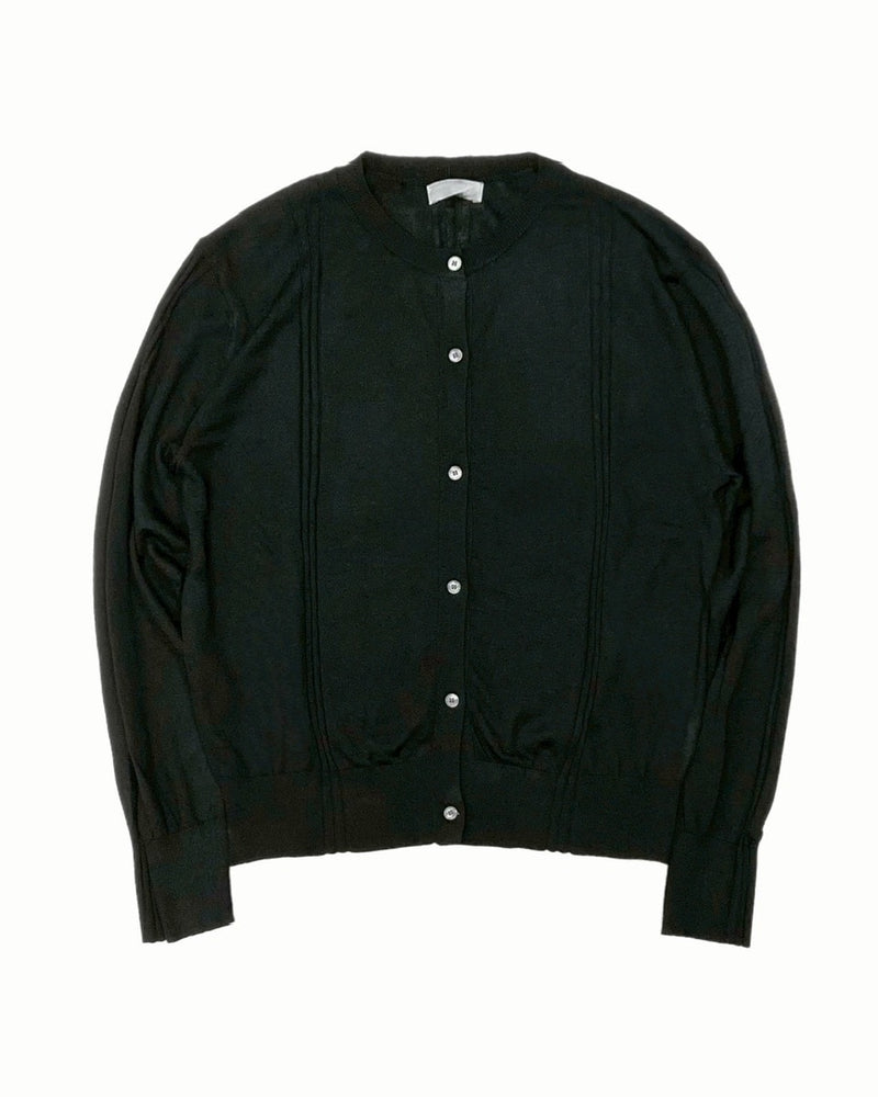受注制【Chikashitsu +】wool blend cardigan / 【チカシツプラス】ウールブレンドカーディガン (2color)