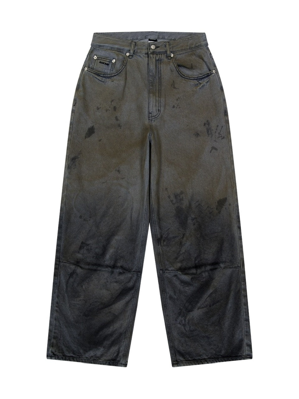 12/21再入荷【AAKAM】Dirty Gradation Denim Pants