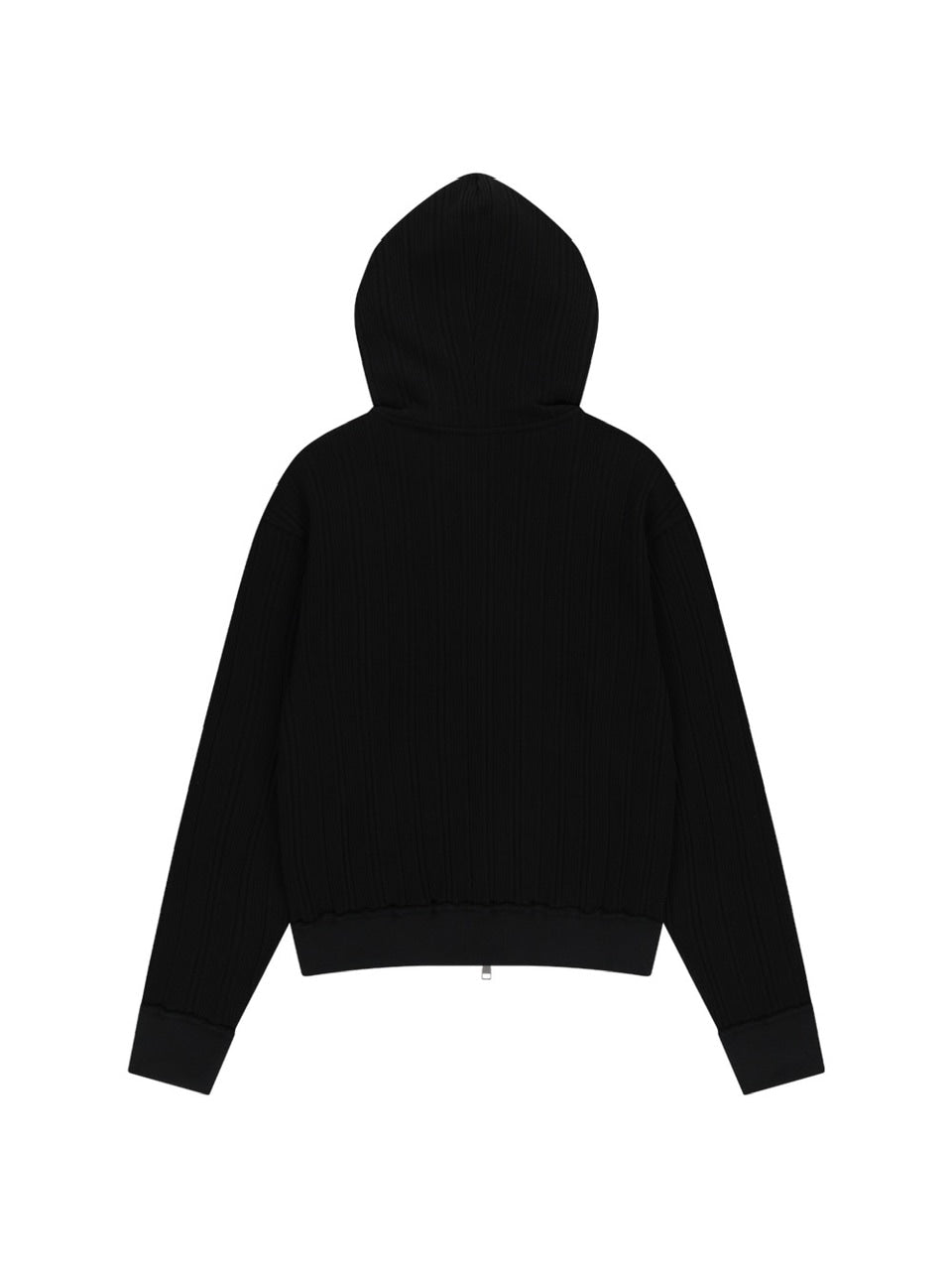 【AAKAM】Knitted Zip-Up Hoodie