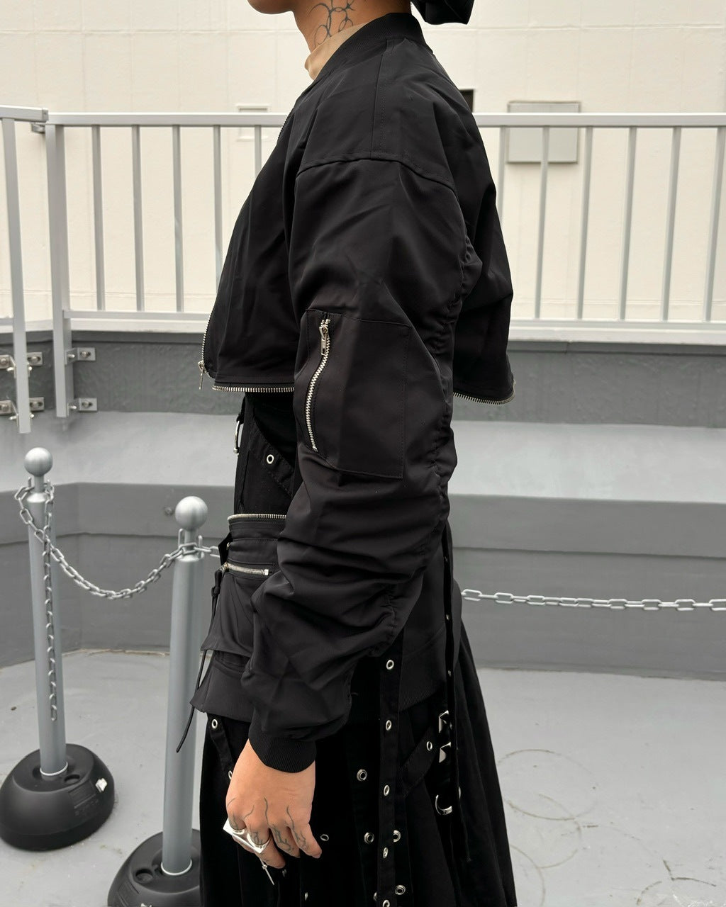 【Never mind the XU】2way light jacket / 【ネバーマインドザエックスユー】ツーウェイライトジャケット