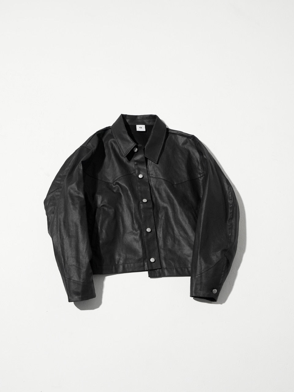 【CS】coated denim jacket(black)