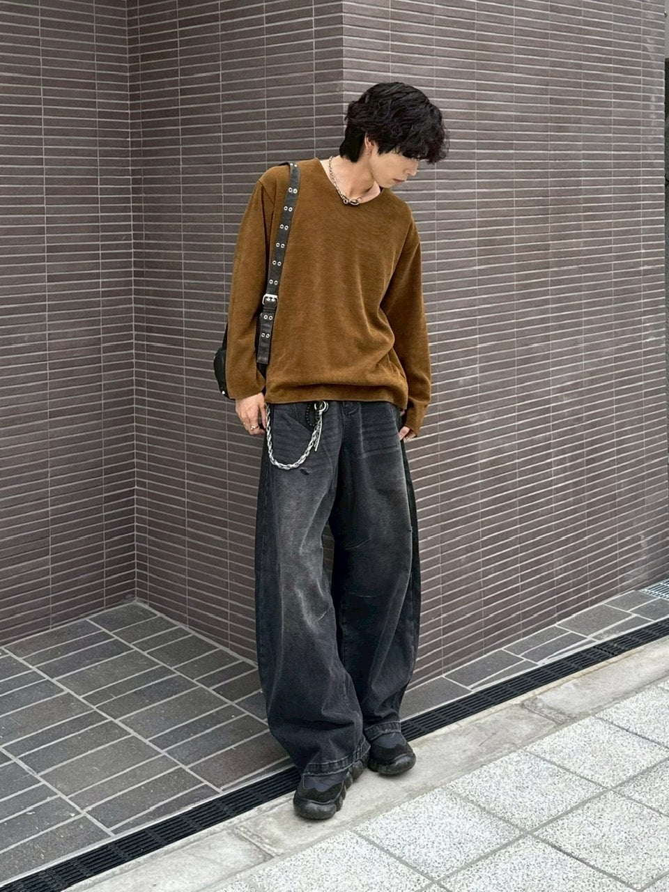 大阪店WEB限定受注制【Chikashitsu +】back stitch wide denim pants / 【チカシツプラス】バックステッチワイドデニムパンツ