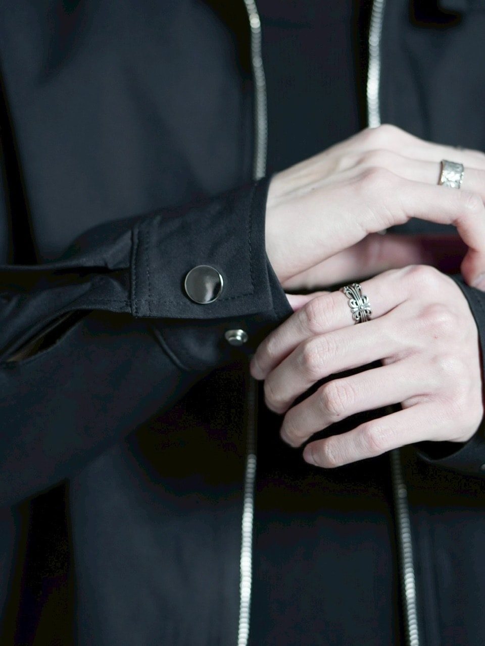 【Chikashitsu +】double collar jacket / 【チカシツプラス】ダブルカラージャケット (2color)