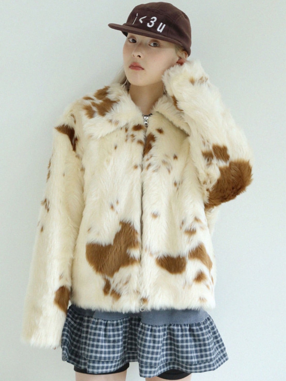 12/21 20:00 再販【Uglyshadow】MILK COW FUR JACKET / 【アグリーシャドウ】ミルクカウファージャケット
