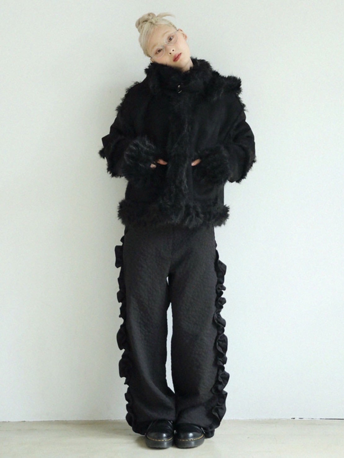 12/21 20:00 再販【Uglyshadow】REVERSIBLE SHEARLING JACKET