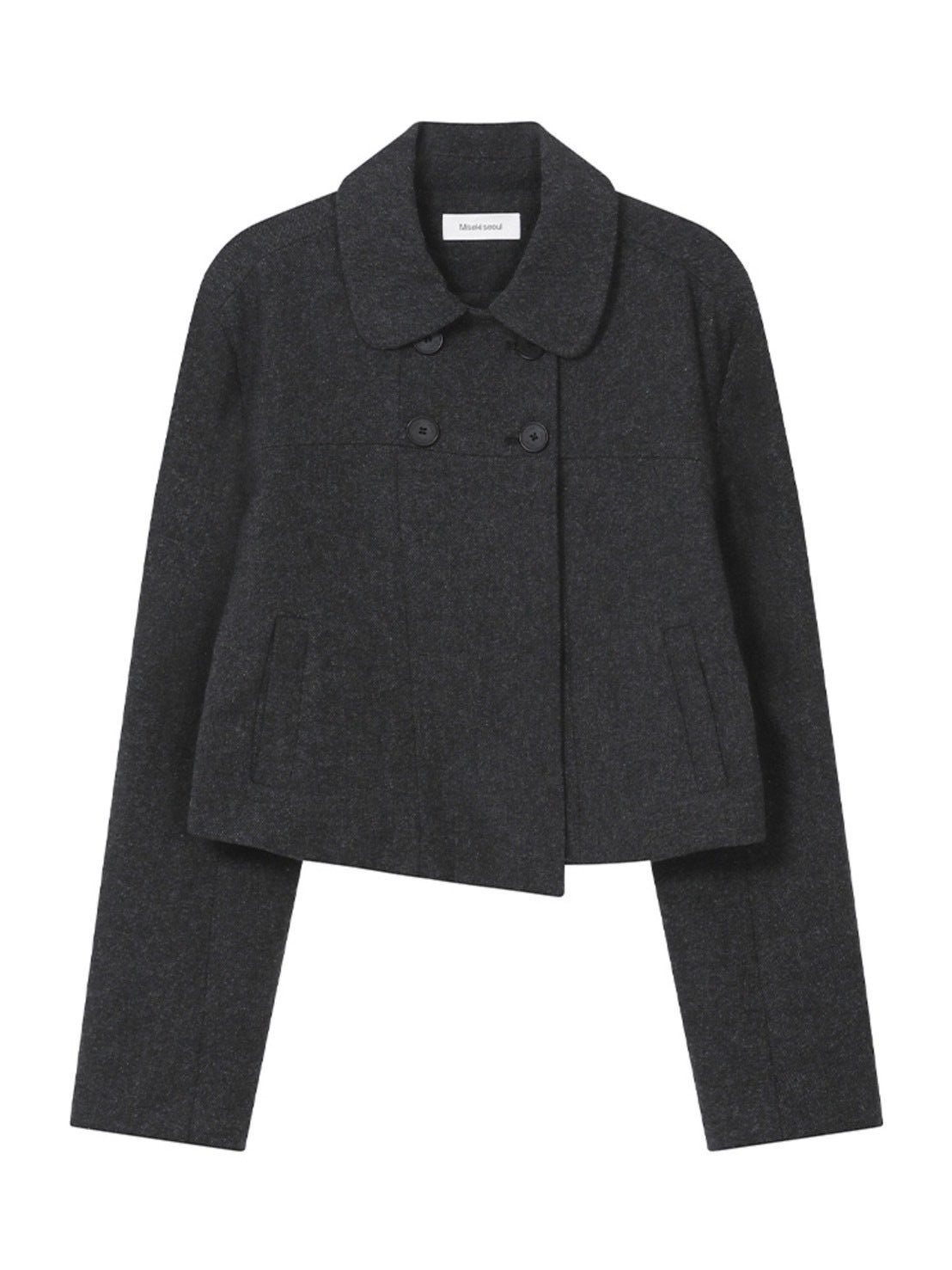 【Miseki seoul】Wabi Round collar double jacket