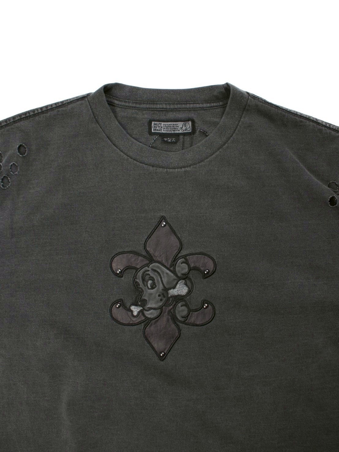 【GALFY】ぼろぼろロゴ百合の紋ロンTee