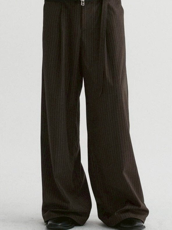 【DNSR】Cinched Stripe Slacks