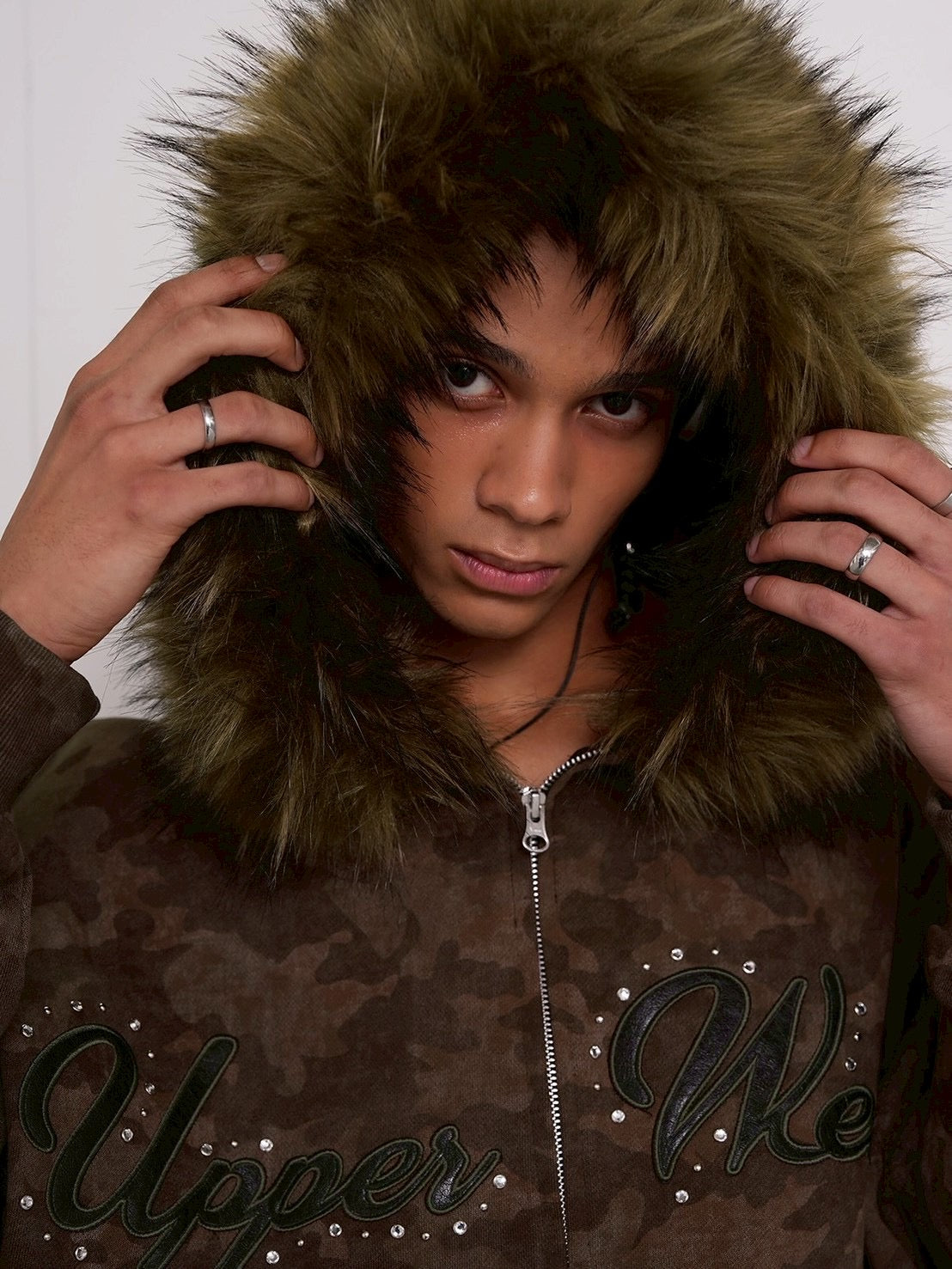 【ESC STUDIO】Upper wear zip-up hoodie