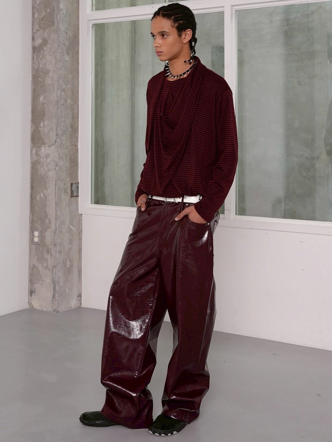 【ESC STUDIO】Patent leather pants