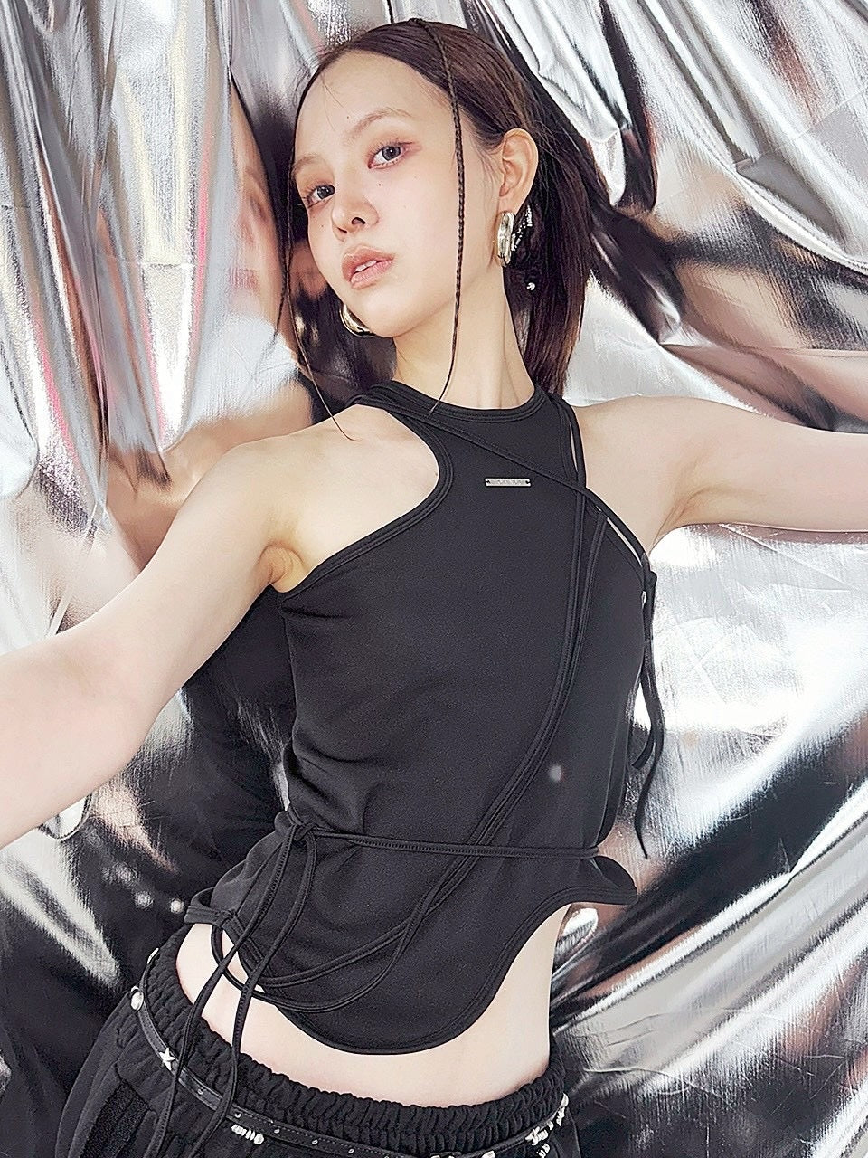 【HOLY NUMBER 7】WAVE STRAP SLEEVELESS