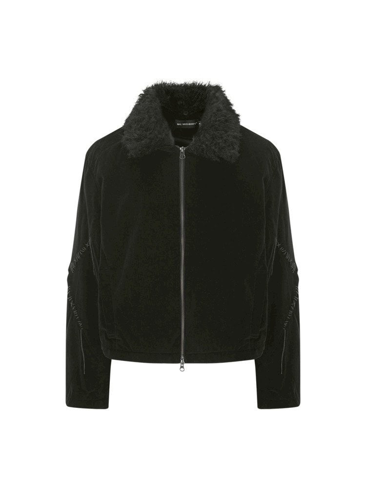 【SURGERY】Surgery sutured fur trimming jacket