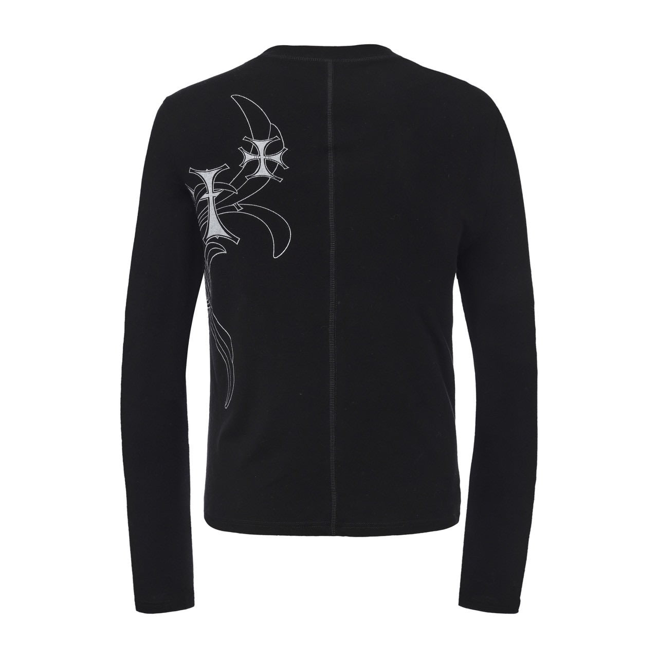 DND4DES】Honeysuckle Pattern Cross Wool Long Sleeve /【ディーエヌ