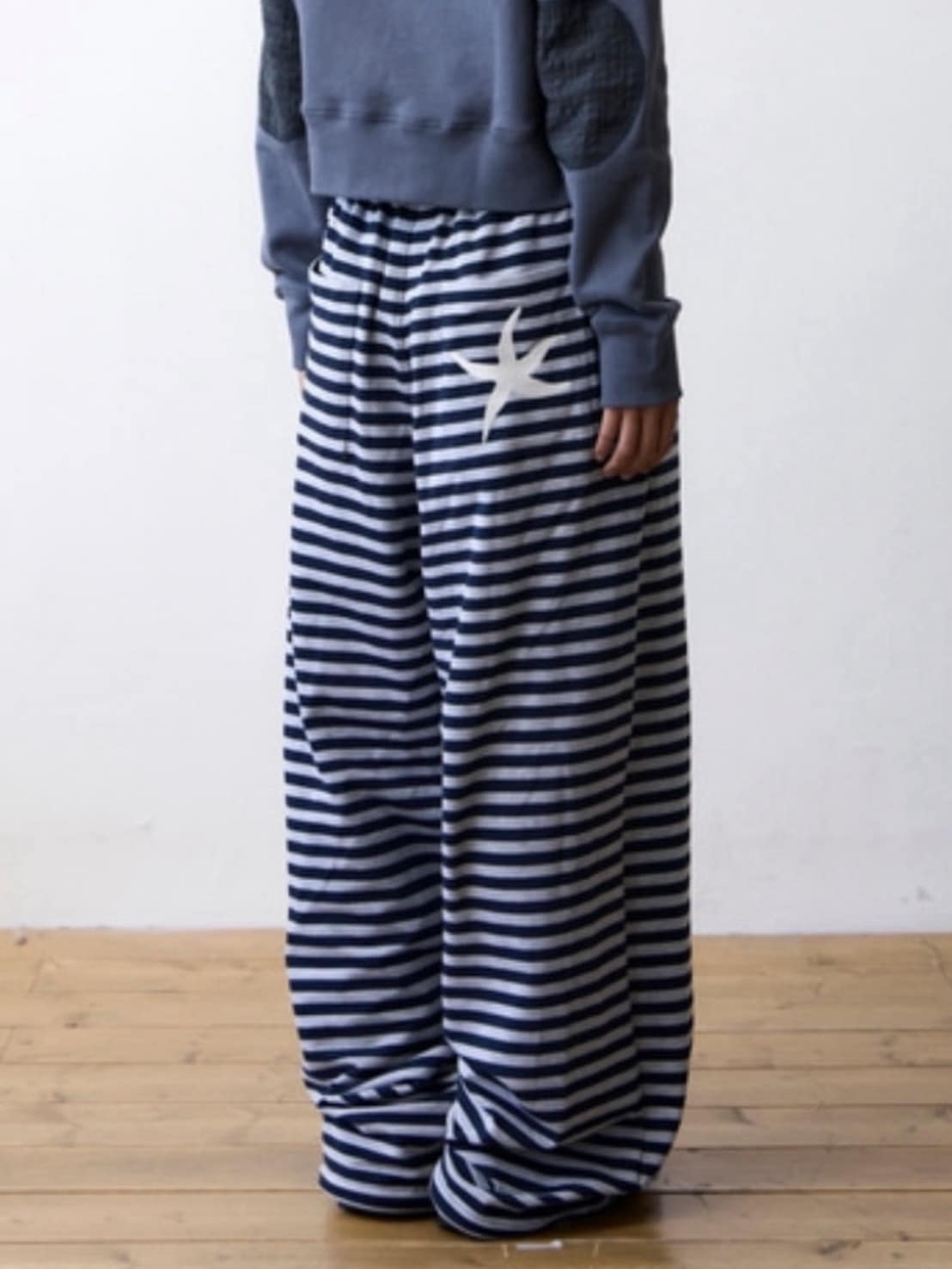 【THECOLDESTMOMENT】TCM stripe sweat pants