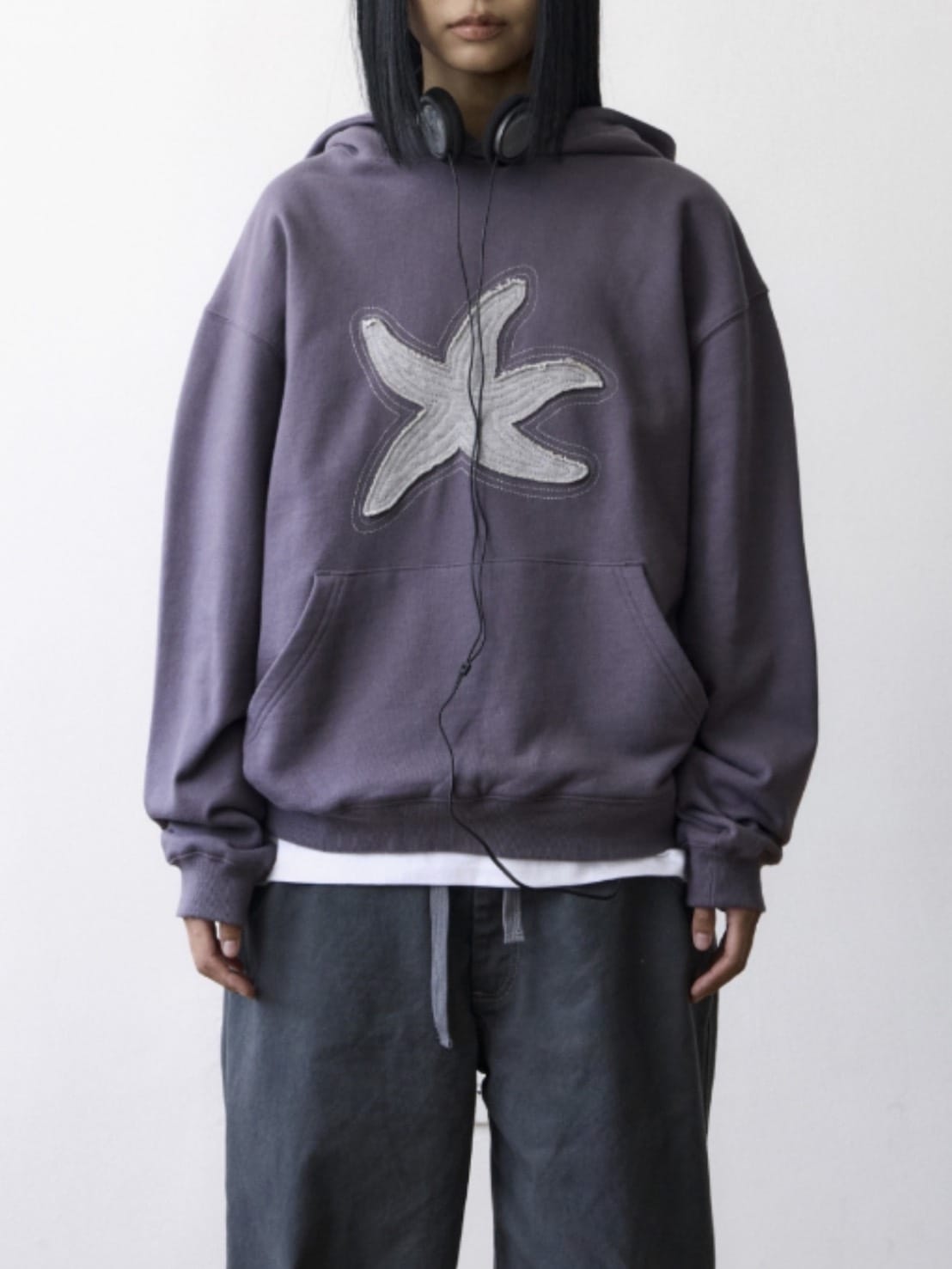【THECOLDESTMOMENT】TCM starfish contour hoodie