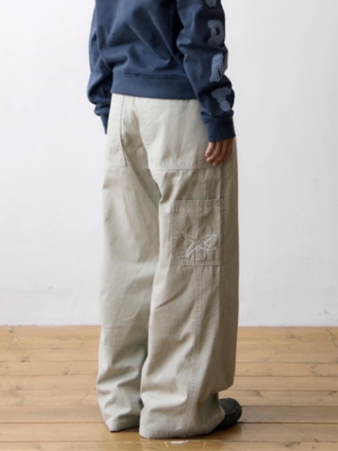 【THECOLDESTMOMENT】TCM stitch cargo pants