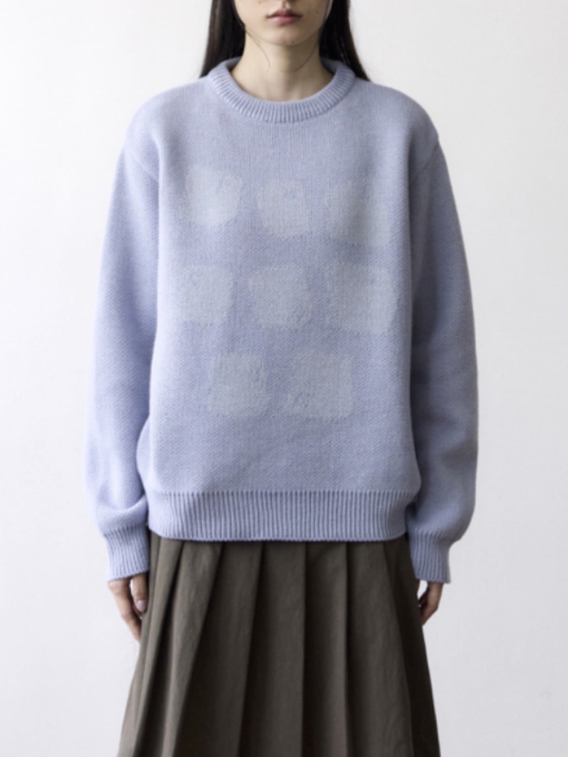 【THECOLDESTMOMENT】TCM typing logo knit