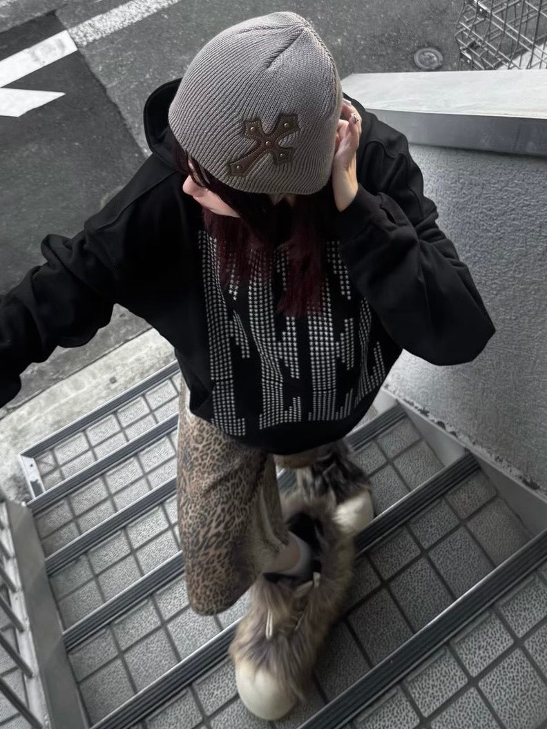 受注制【Never mind the XU】cross beanie / 【ネバーマインドザエックスユー】クロスビーニー (6color)