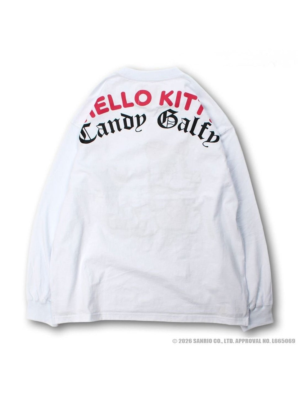 【GALFY×KITTY】キティガルTee / 【ガルフィー×キティー】プリント長袖Tシャツ