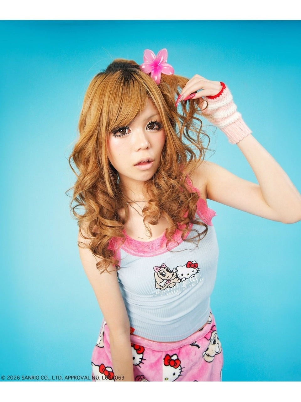 【GALFY×KITTY】仲子レースタンク / 【ガルフィー×キティー】キティレースキャミソール