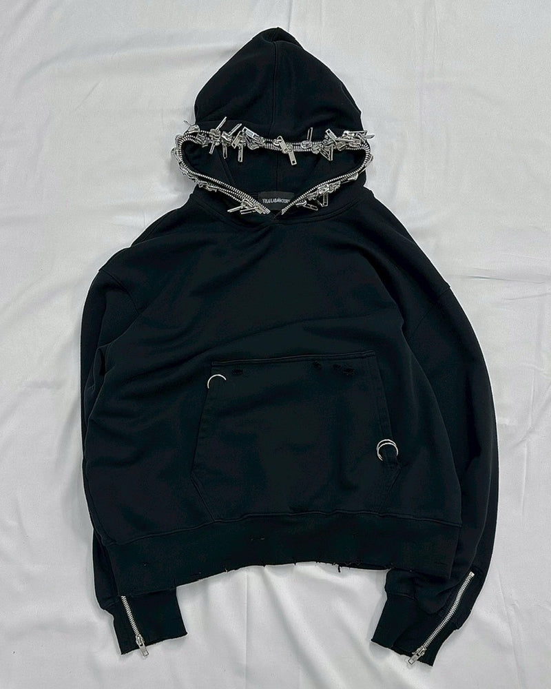 【YIKAI LABORATORY】Luxury zipper hoodie