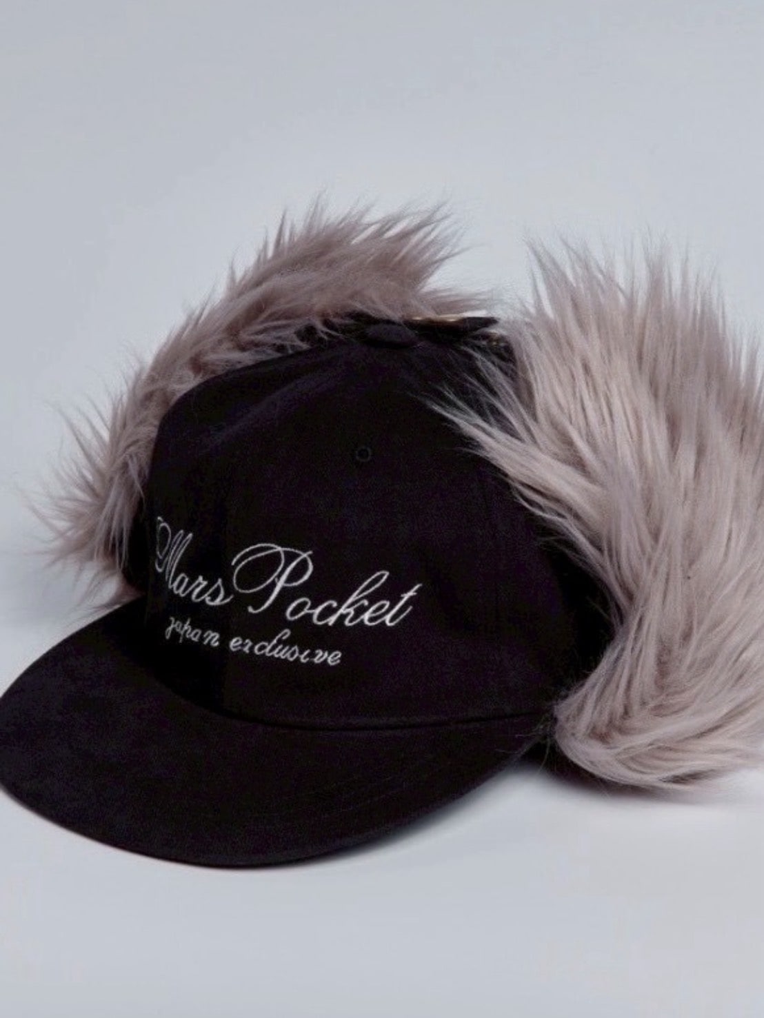 【MARSPOCKET】ear fur flightcap / 【マースポケット】ファーフライトキャップ