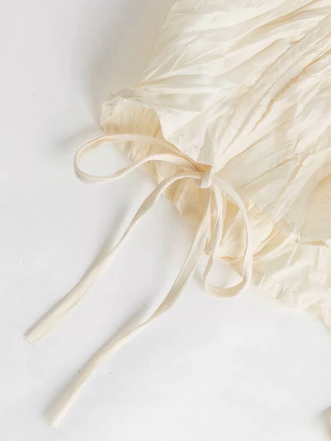 【Cest Nous】Apricot Ruffle Blouse / 【セヌー】アプリコットフリルシャツ