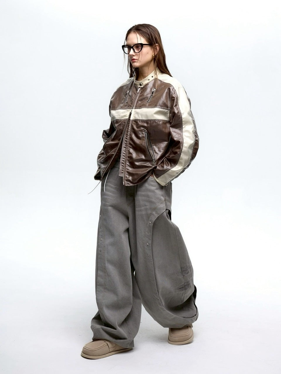【RSSC】CURVED INCISION BALLOON DENIM PANTS
