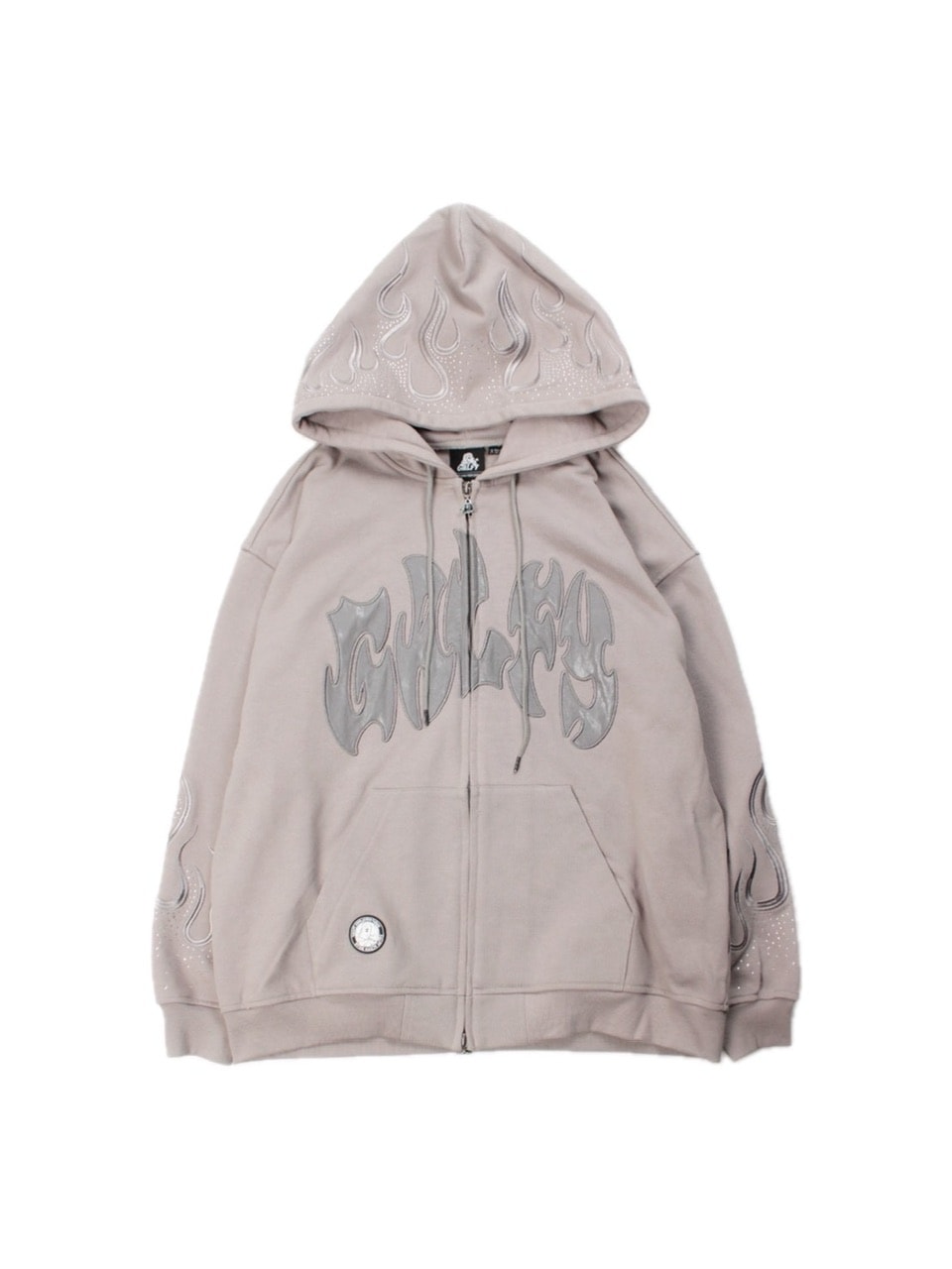 【GALFY】ファイヤーピカピカZIPパーカー / 【ガルフィー】ファイヤーピカピカZIPパーカー