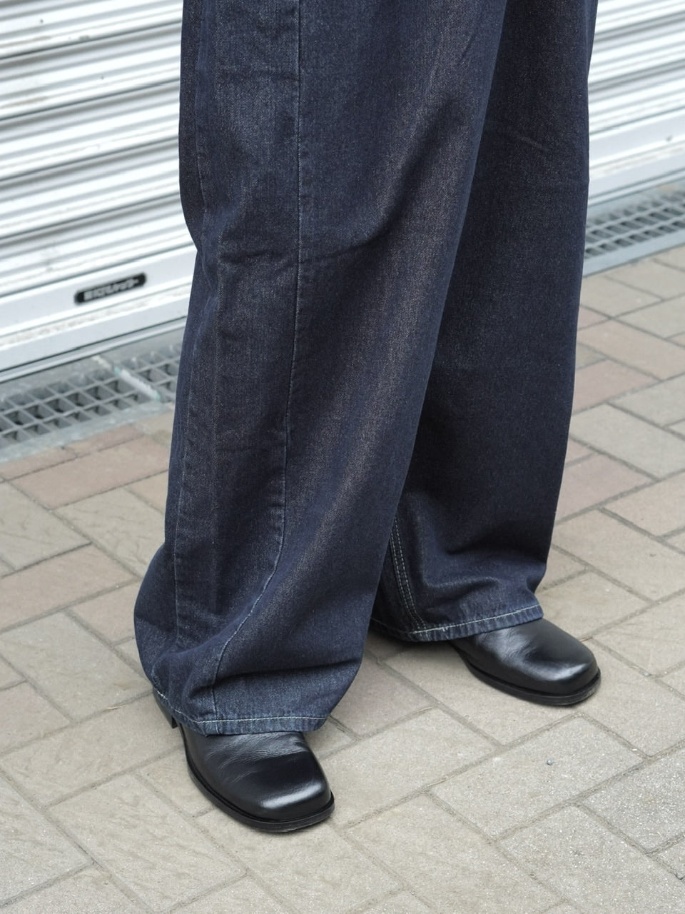 東京店WEB限定受注制【Chikashitsu +】balloon wide denim pants / 【チカシツプラス】バルーンワイドデニムパンツ (2color)