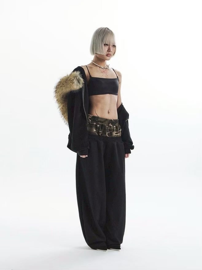 【KAIYA】id card hooded zip-up