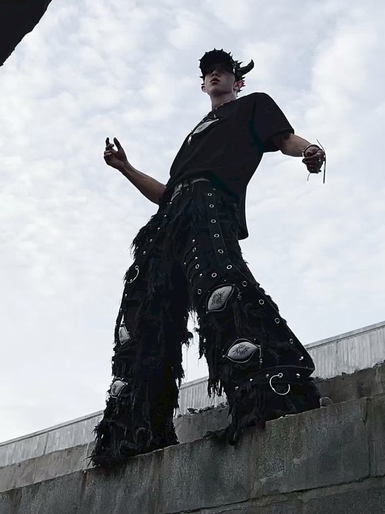 2/28 20:00発売【UNIZ】Monster Zip Eye T-Shirt / 【ユニズ】ジップアイ半袖Tシャツ