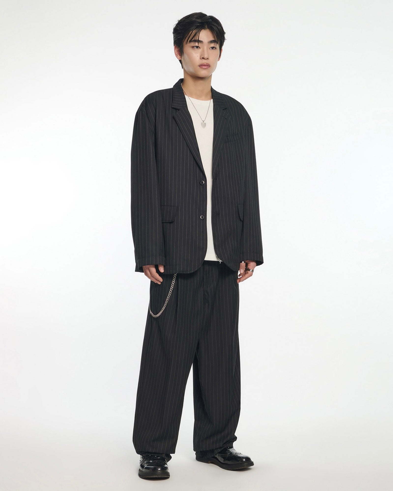 【NOMANUAL】ONE TUCK PLEATED PANTS