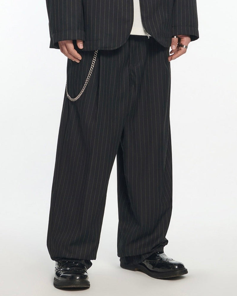 【NOMANUAL】ONE TUCK PLEATED PANTS