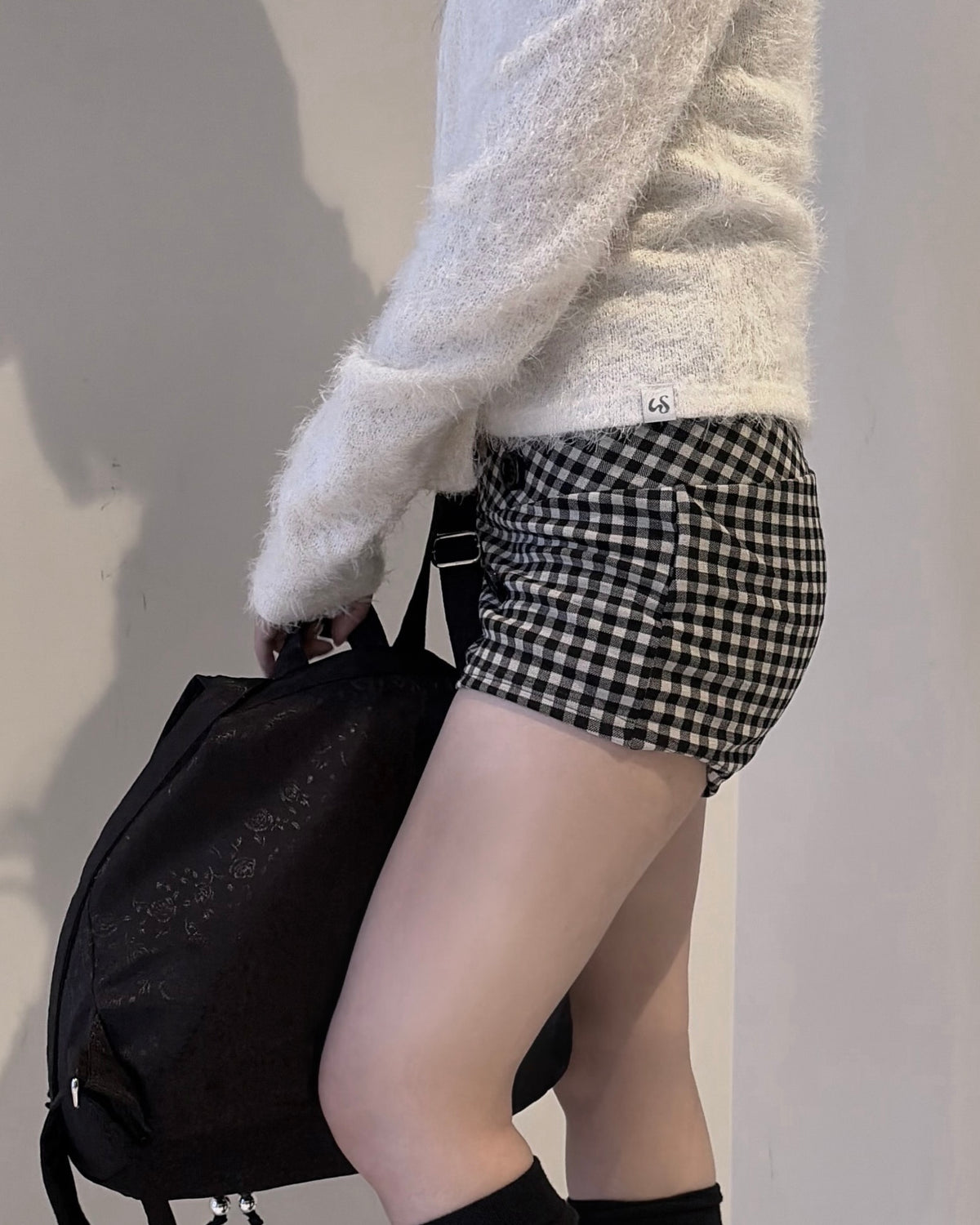 受注制【nmtc+】Check Button Micro Shorts