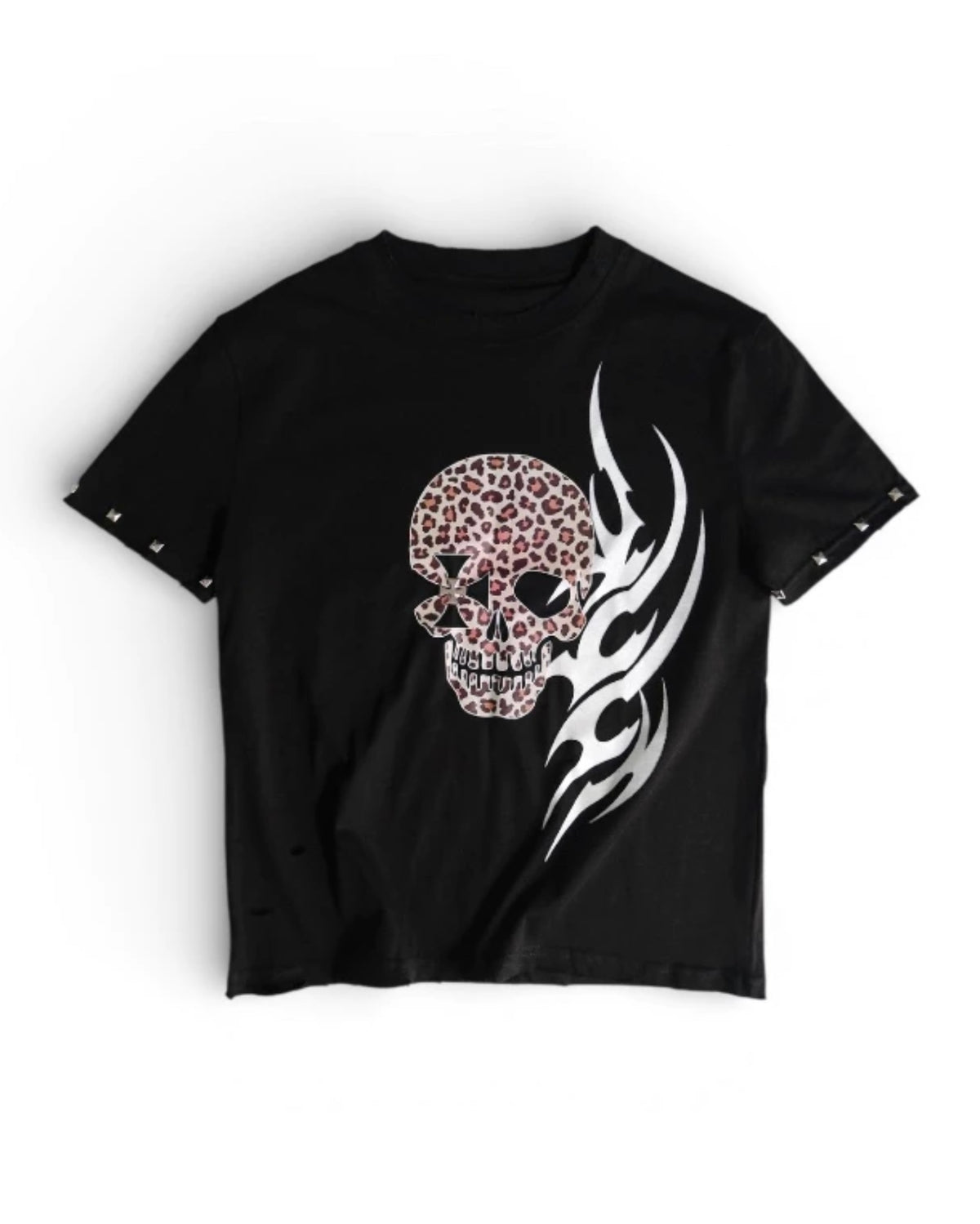 【LOWKEY CLUB】TRIBAL SKULL TEE