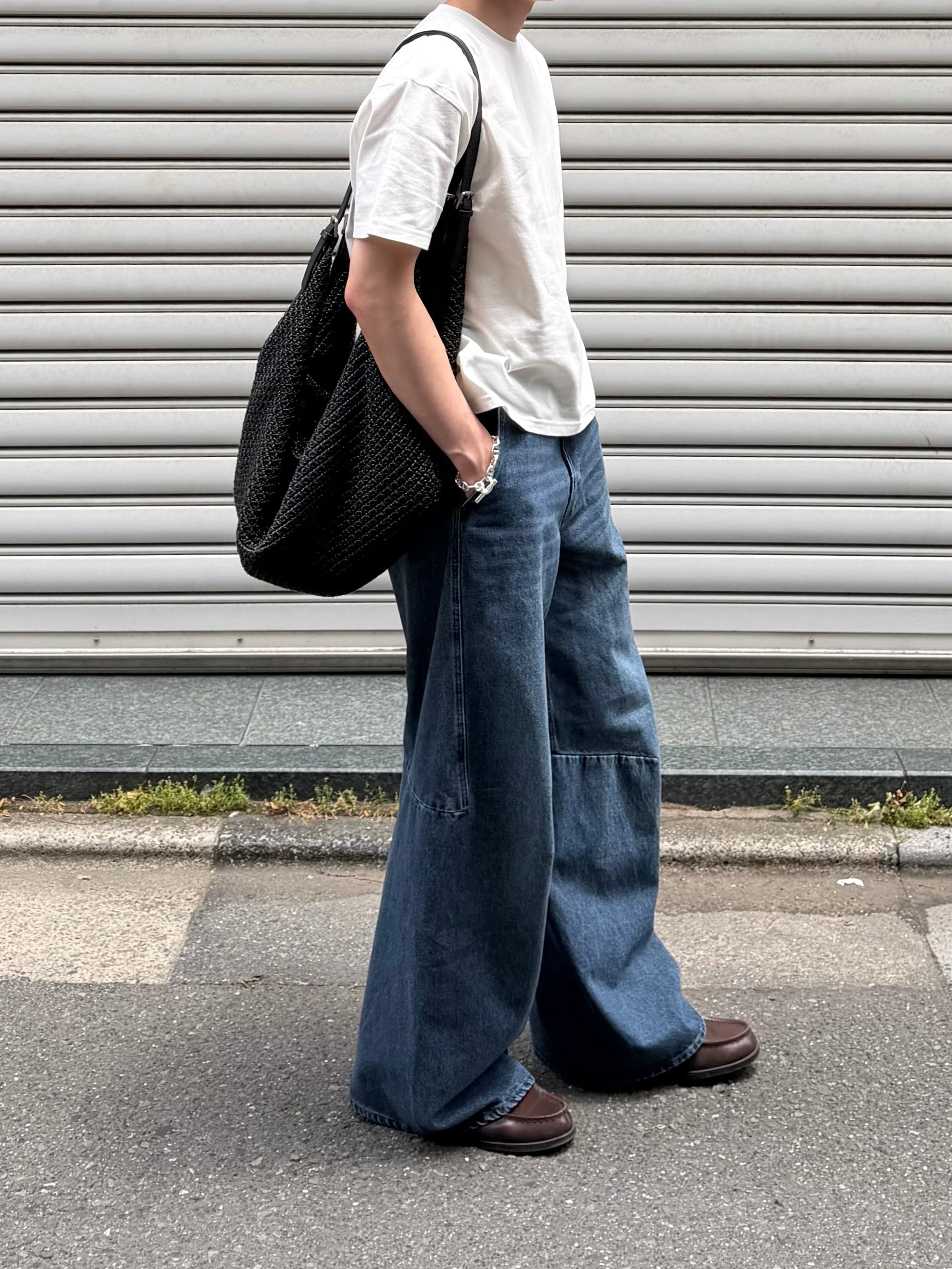 東京店WEB限定受注制【Chikashitsu +】cropped box tee (4color)