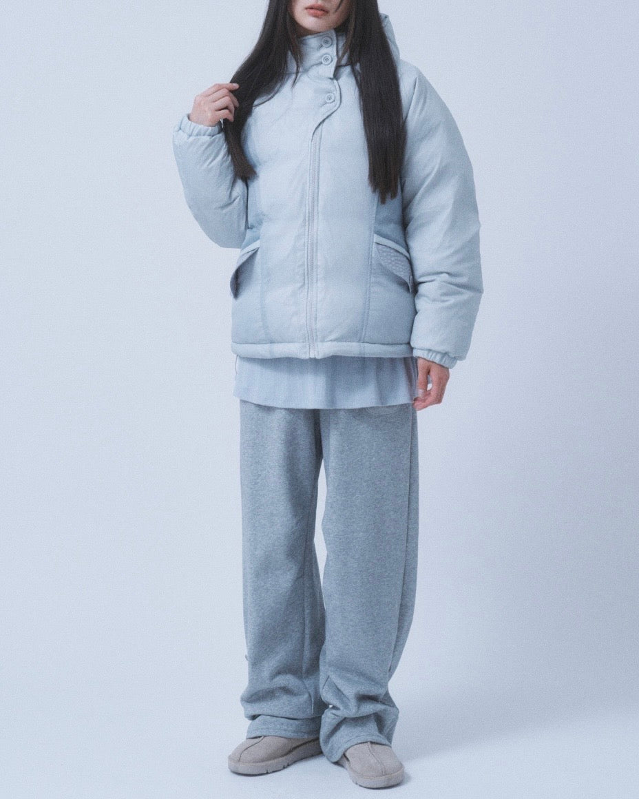 【TUOMIO】ROLL-UP BUTTON SWEATPANTS