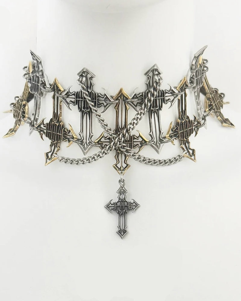 【IIIMIII】Cathedral Lace Choker
