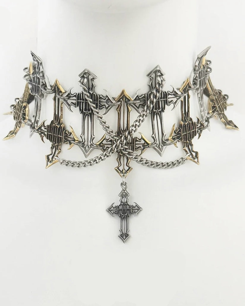 【IIIMIII】Cathedral Lace Choker