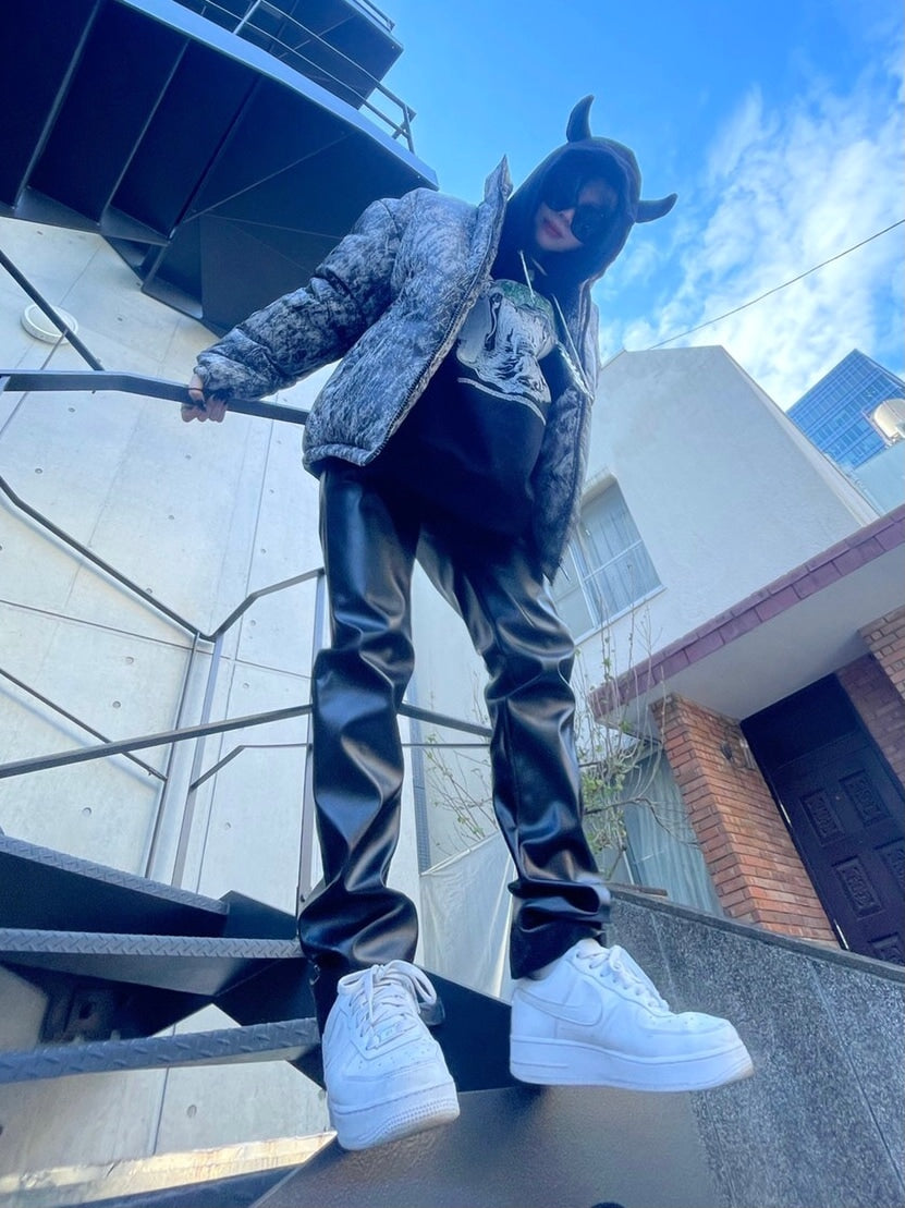 受注制【Never mind the XU】digital padding jacket (2color)