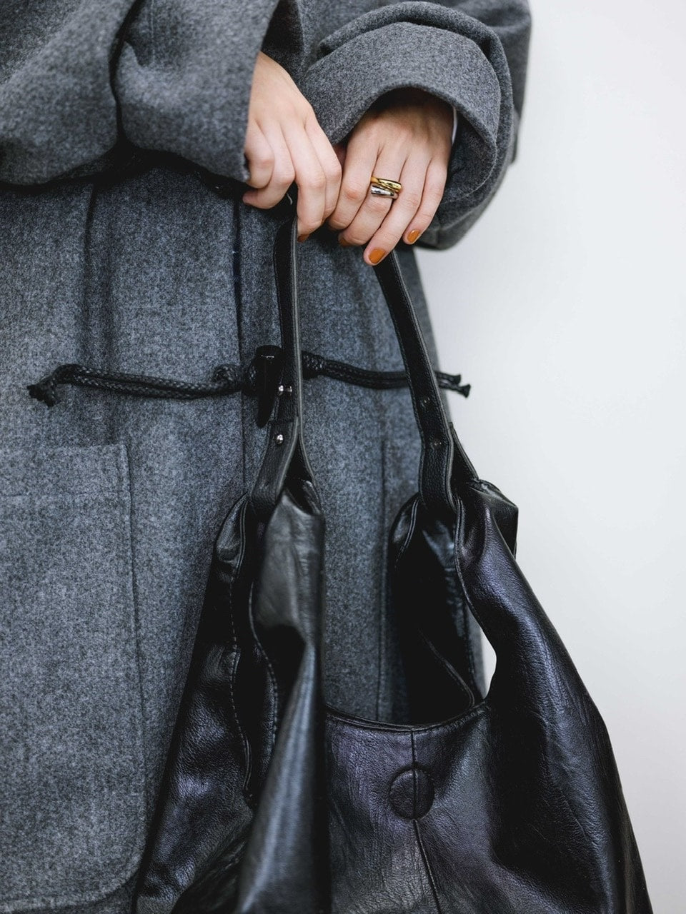 受注制【Chikashitsu +】2way leather bag