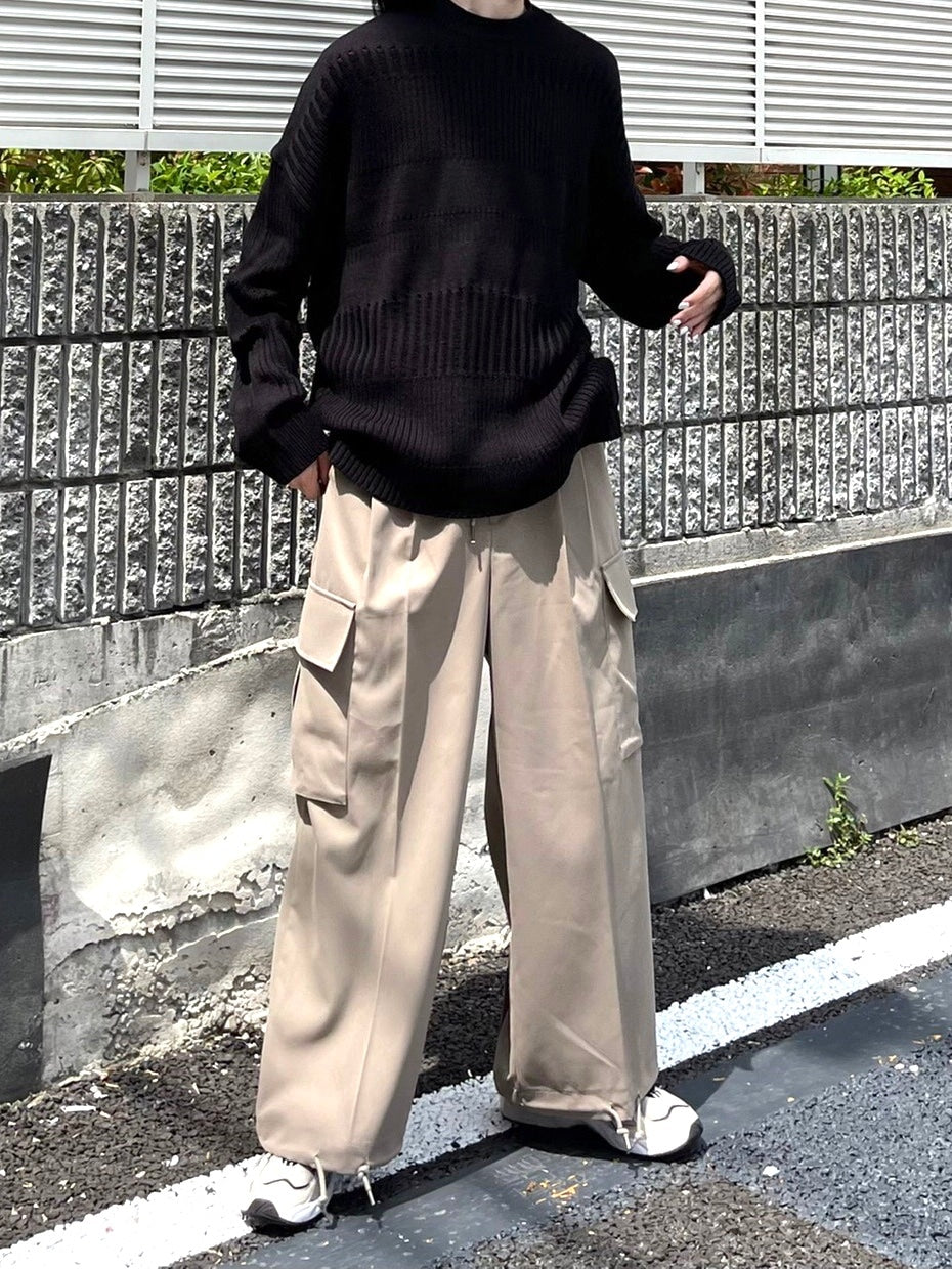 受注制【Chikashitsu +】cargo slacks pants (3color)