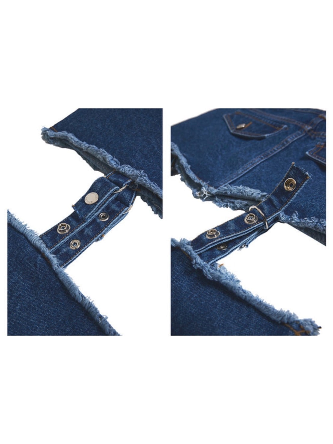 【CRANK】LAYERED DENIM SKIRT