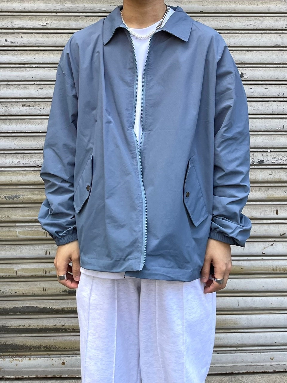 受注制【Chikashitsu +】nylon blouson (4color)