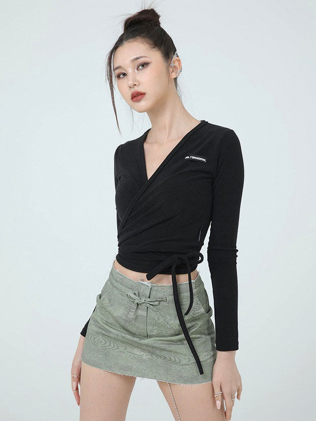 【ugly shadow】TERRY RAB CROP TOP