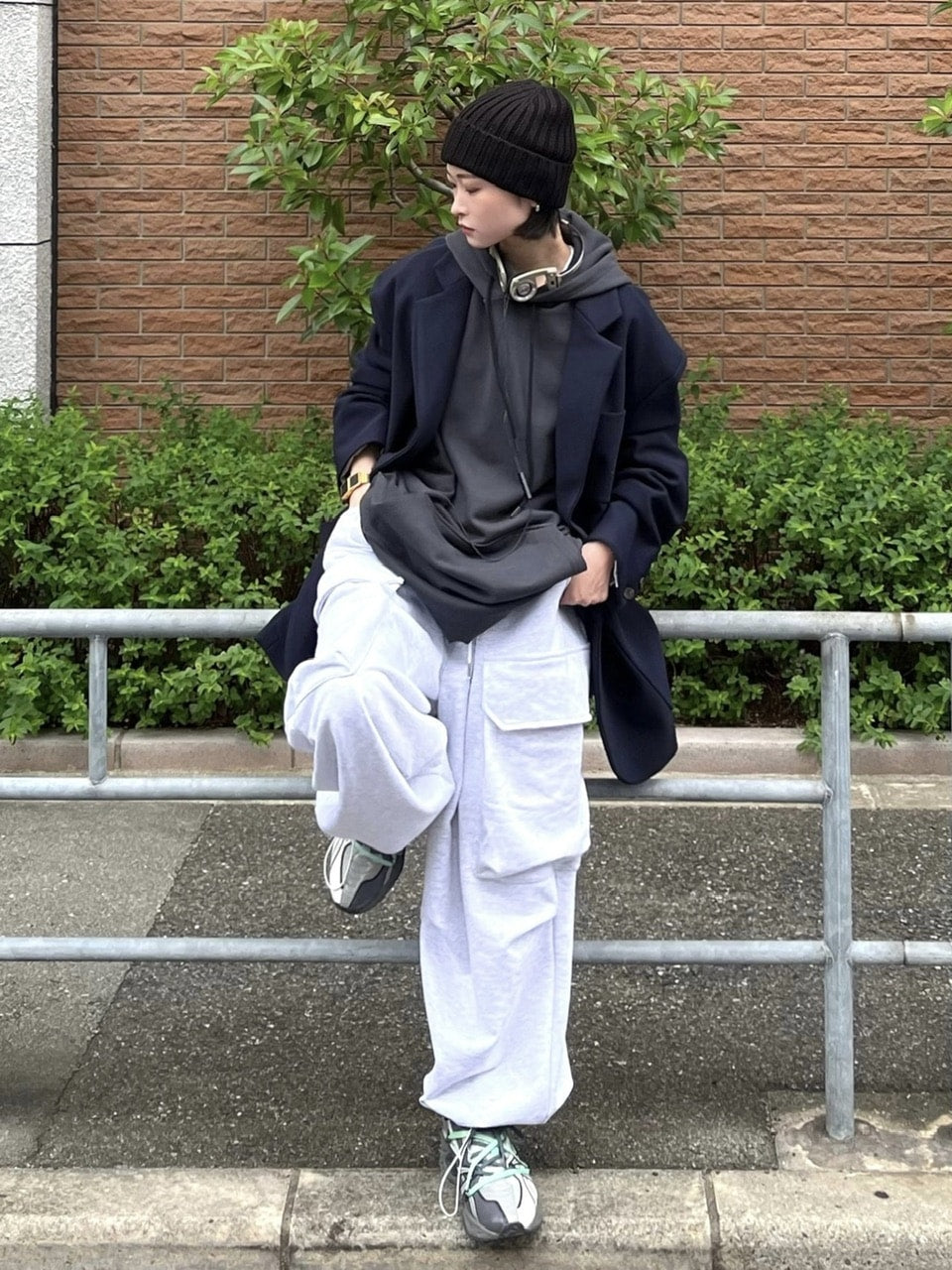 受注制【Chikashitsu +】oversized hoodie (2color)